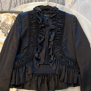 ESCADA black blouse jacket silk
